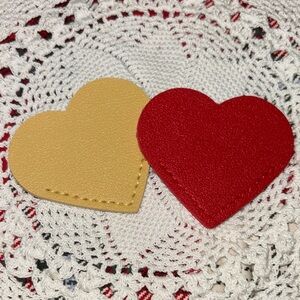 Heart-Shaped Corner Bookmarks